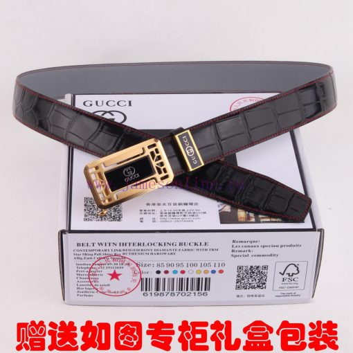 Belt Gucci Gucci automatic buckleThe waistband is made of 100% cowhide, ensuring the same qu lqqm3slk - Image 10