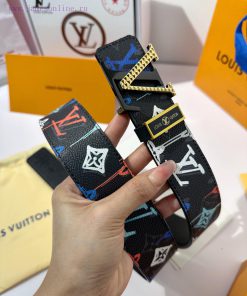 LV... Louis Vuitton beltMaterial cowhide belt, 100% top layer cowhide belt ensures genuine l m9okb46b