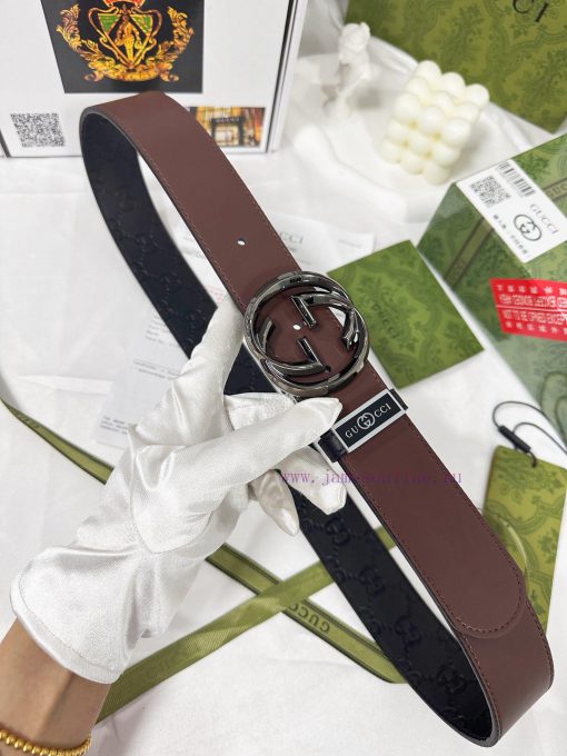 Belt Gucci Gucci️Belt made of 100% head layer cowhide, guaranteed genuine leather, 24k rotat 7d0duvr0 - Image 5
