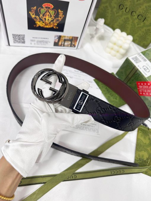 Belt Gucci Gucci️Belt made of 100% head layer cowhide, guaranteed genuine leather, 24k rotat 7d0duvr0 - Image 6