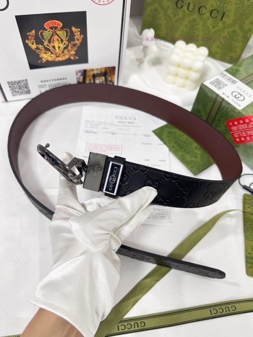 Belt Gucci Gucci️Belt made of 100% head layer cowhide, guaranteed genuine leather, 24k rotat 7d0duvr0 - Image 7