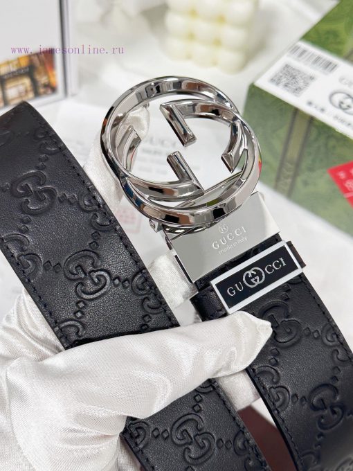 Belt Gucci Gucci️Belt made of 100% head layer cowhide, guaranteed genuine leather, 24k rotat mydonyk7 - Image 5