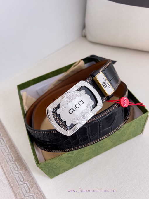 Gucci Gucci Belt ️ BeltHanging buckle, pure steel material buckle head, top layer cowhide, p mkzmn54j