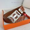 Hermes Hermes waist beltHanging buckle, classic pure steel material buckle head, double-side x9evrvks