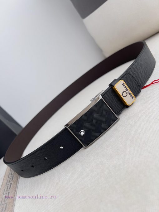 Montblanc Montblanc ️ Belt and beltBuckle, new original classic boutique buckle, photographe b52b1r2y - Image 6