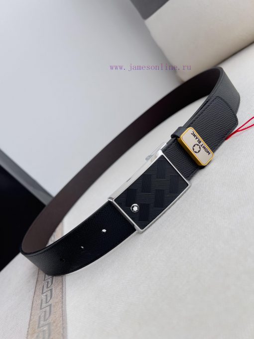 Montblanc Montblanc ️ Belt and beltBuckle, new original classic boutique buckle, photographe b52b1r2y - Image 7