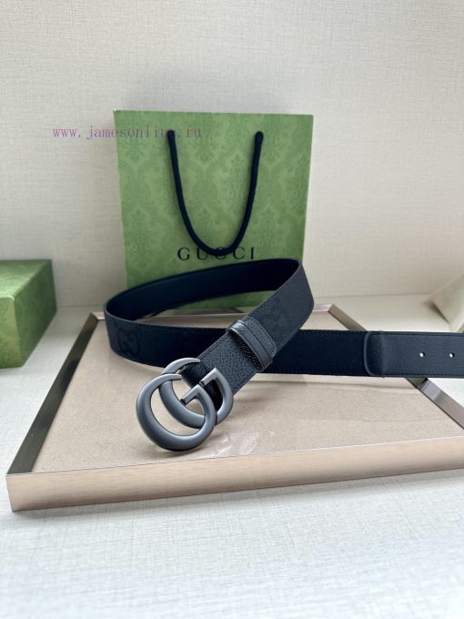 This wide waistband with a width of 4.0 cm is adorned with classic double G details, reminis yg2nyuxo - Image 4