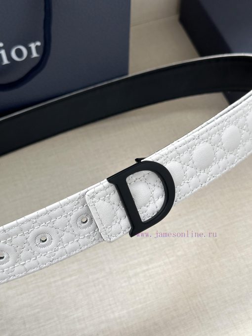 This 35mm double-sided belt with a width of 3.5cm combines elegant temperament with modern s 7ravwjat - Image 3