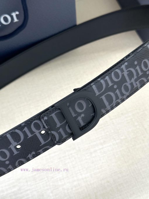 This 35mm double-sided belt with a width of 3.5cm combines elegant temperament with modern s 60363jyr - Image 3
