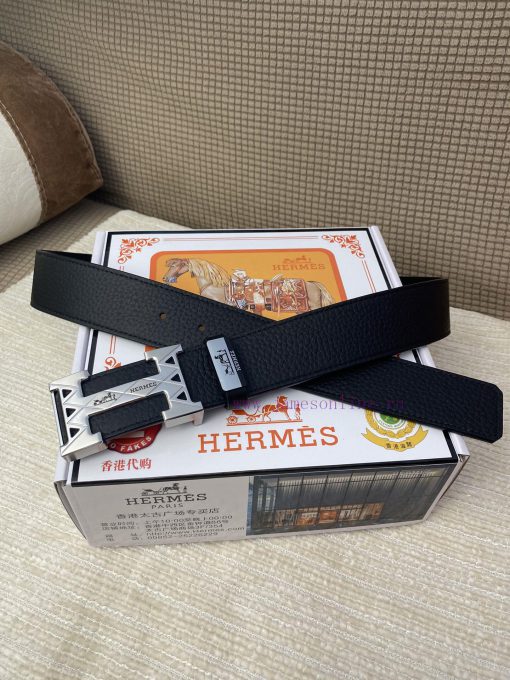 Hermes Hermès CMaterial: Leather Belt with 100% Head Layer. The leather belt is guaranteed t uucp43i0 - Image 2