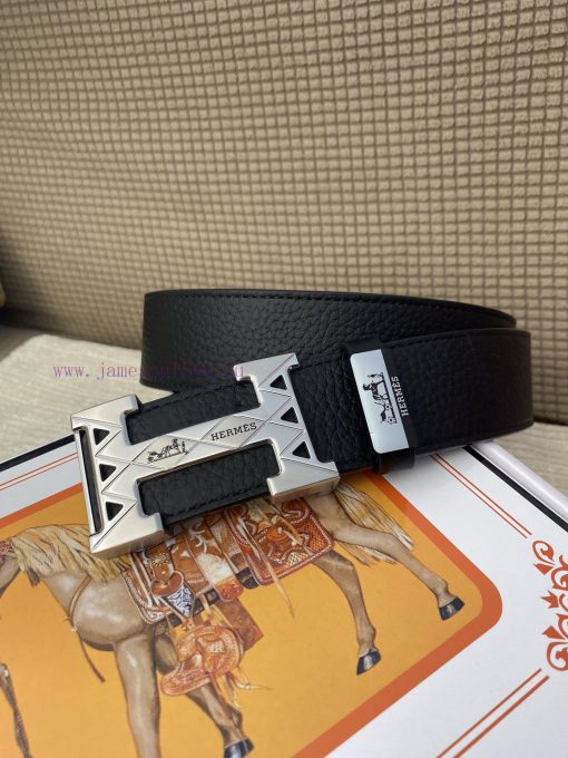 Hermes Hermès CMaterial: Leather Belt with 100% Head Layer. The leather belt is guaranteed t uucp43i0 - Image 3