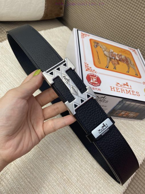 Hermes Hermès CMaterial: Leather Belt with 100% Head Layer. The leather belt is guaranteed t ay0slyl9 - Image 6