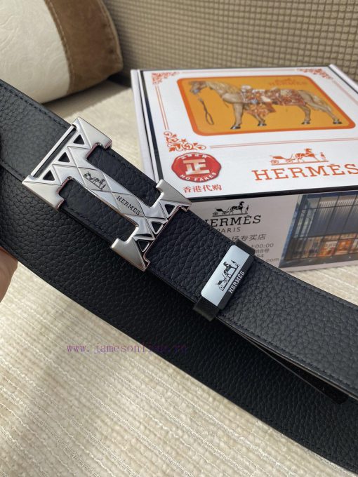 Hermes Hermès CMaterial: Leather Belt with 100% Head Layer. The leather belt is guaranteed t uucp43i0 - Image 5