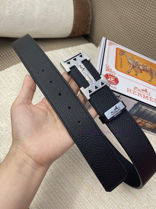Hermes Hermès CMaterial: Leather Belt with 100% Head Layer. The leather belt is guaranteed t uucp43i0 - Image 7