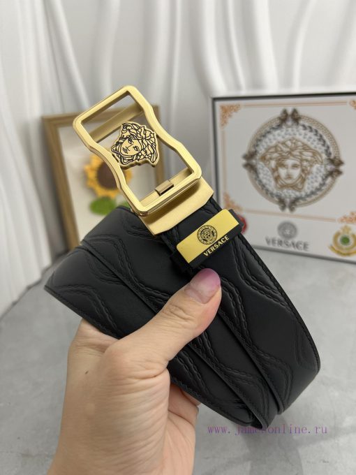 Versace automatic beltMaterial: Leather Belt with 100% Head Layer. The leather belt is guara h9newnxs