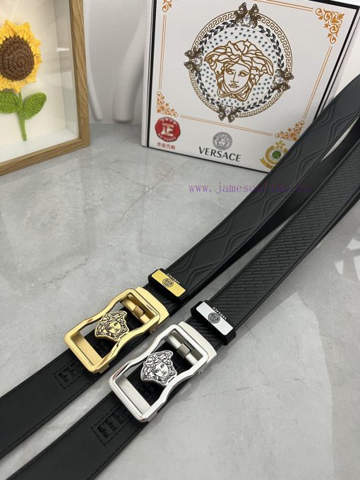Versace automatic beltMaterial: Leather Belt with 100% Head Layer. The leather belt is guara axgffhp1 - Image 2
