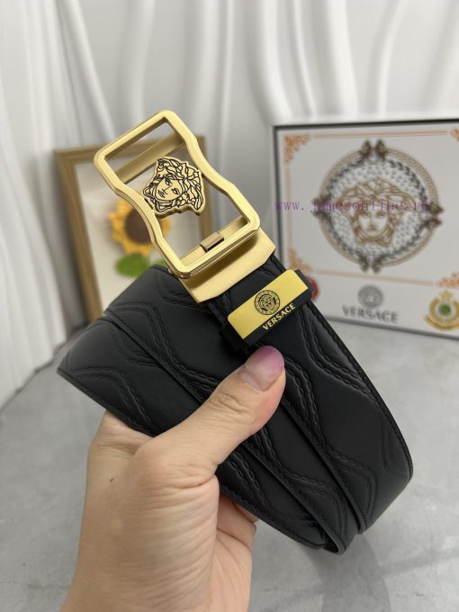 Versace automatic beltMaterial: Leather Belt with 100% Head Layer. The leather belt is guara h9newnxs - Image 2