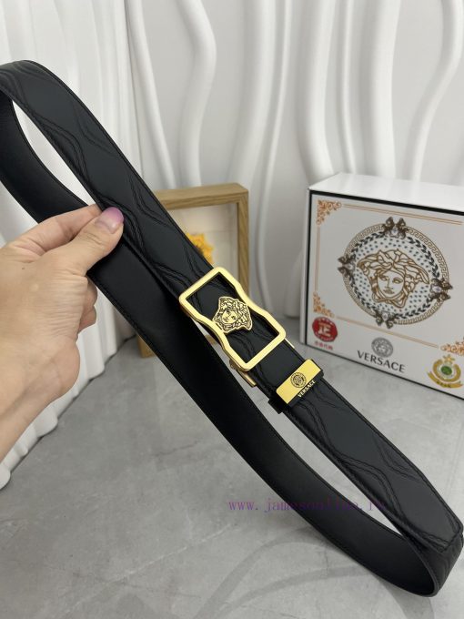 Versace automatic beltMaterial: Leather Belt with 100% Head Layer. The leather belt is guara h9newnxs - Image 5