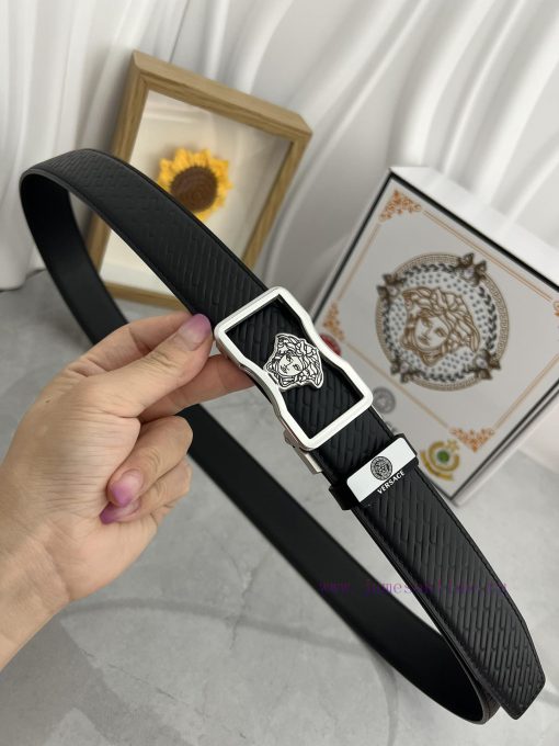 Versace automatic beltMaterial: Leather Belt with 100% Head Layer. The leather belt is guara axgffhp1 - Image 7