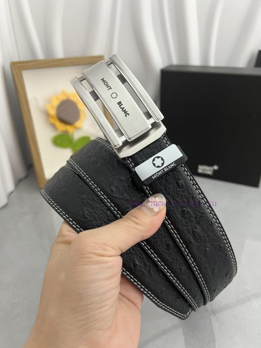 Montblanc Automatic BeltMaterial: Leather Belt with 100% Head Layer. The leather belt is gua ecmid874 - Image 2