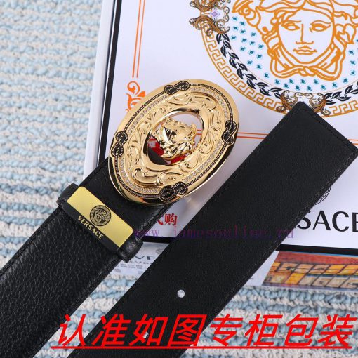 Versace. Versace ️The material is made of 100% top layer cowhide, ensuring that 24k pure ste nusaxlby - Image 7