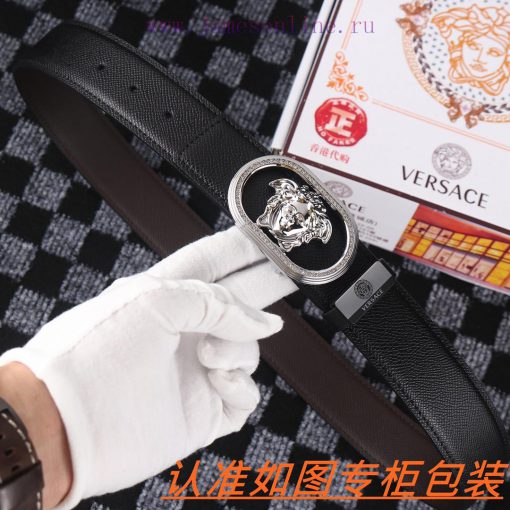 Men's belt VersaceMen's leather belt is made of 100% head layer cowhide, ensuring that the 2 26ljor4w - Image 5
