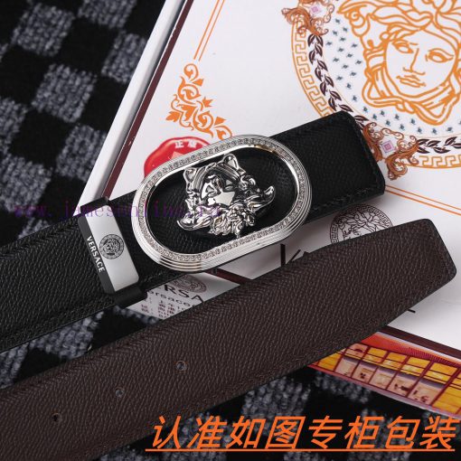 Men's belt VersaceMen's leather belt is made of 100% head layer cowhide, ensuring that the 2 26ljor4w - Image 6