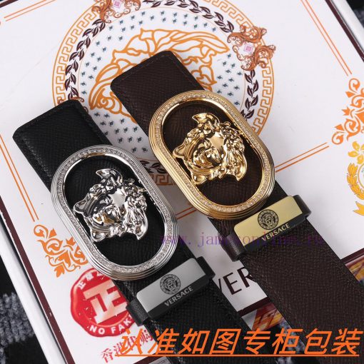 Men's belt VersaceMen's leather belt is made of 100% head layer cowhide, ensuring that the 2 26ljor4w - Image 10