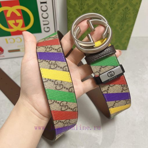 Gucci. Gucci  Material: Leather Belt with 100% Head Layer. The leather belt is guaranteed to ym0nkof5 - Image 3