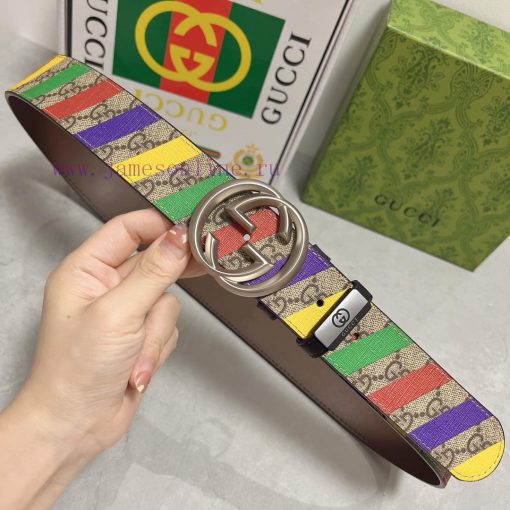 Gucci. Gucci  Material: Leather Belt with 100% Head Layer. The leather belt is guaranteed to dzxgs096 - Image 5