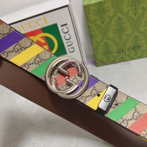 Gucci. Gucci  Material: Leather Belt with 100% Head Layer. The leather belt is guaranteed to dzxgs096 - Image 6