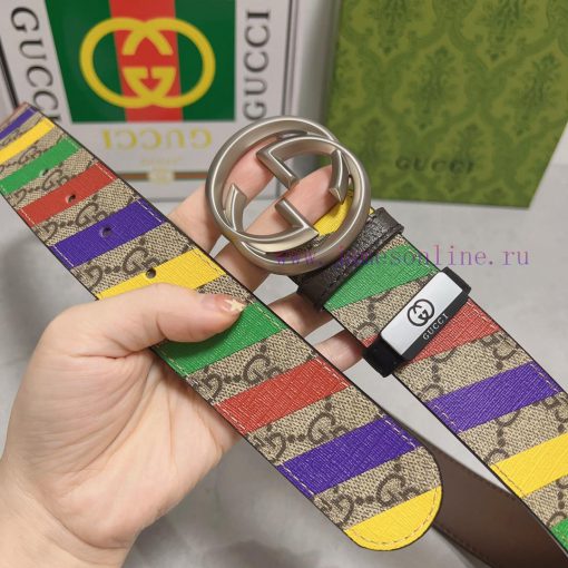 Gucci. Gucci  Material: Leather Belt with 100% Head Layer. The leather belt is guaranteed to dzxgs096 - Image 8