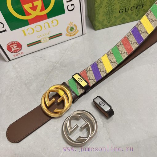 Gucci. Gucci  Material: Leather Belt with 100% Head Layer. The leather belt is guaranteed to dzxgs096 - Image 10