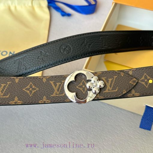 𝕃𝕠𝕦𝕚𝕤𝕧𝕦𝕚𝕥𝕥𝕠𝕟 Women's Classic Top Leisure Belt Width 30mm This timeless and elegant design is 4z4arwt1 - Image 3
