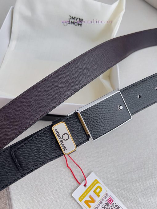 Montblanc Montblanc ️ Belt and beltBuckle, new original classic boutique buckle, photographe m9y1vxit - Image 5