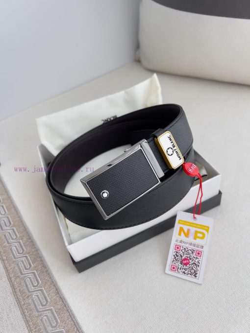 Montblanc Montblanc ️ Belt and beltBuckle, new original classic boutique buckle, photographe yp0bi2ia - Image 2