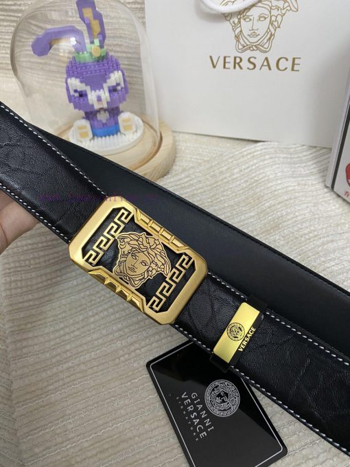 Versace. VersaceMaterial: Leather Belt with 100% Head Layer. The leather belt is guaranteed zro49grx - Image 7