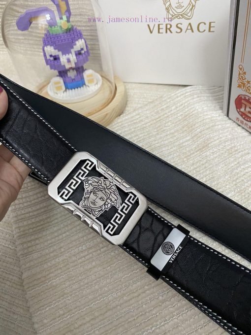 Versace. VersaceMaterial: Leather Belt with 100% Head Layer. The leather belt is guaranteed zro49grx - Image 8