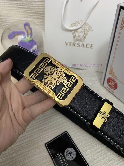 Versace. VersaceMaterial: Leather Belt with 100% Head Layer. The leather belt is guaranteed is0zg1ij - Image 7