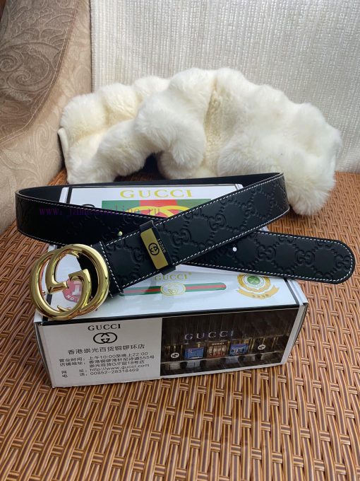 Gucci. Gucci  Material: Leather Belt with 100% Head Layer. The leather belt is guaranteed to bnwgweov