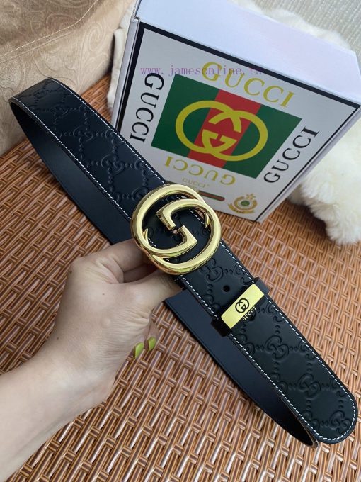 Gucci. Gucci  Material: Leather Belt with 100% Head Layer. The leather belt is guaranteed to bnwgweov - Image 4