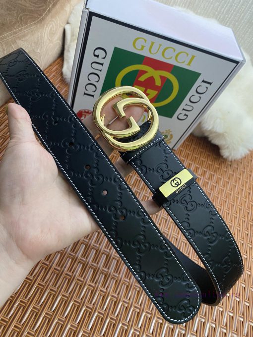 Gucci. Gucci  Material: Leather Belt with 100% Head Layer. The leather belt is guaranteed to bnwgweov - Image 6