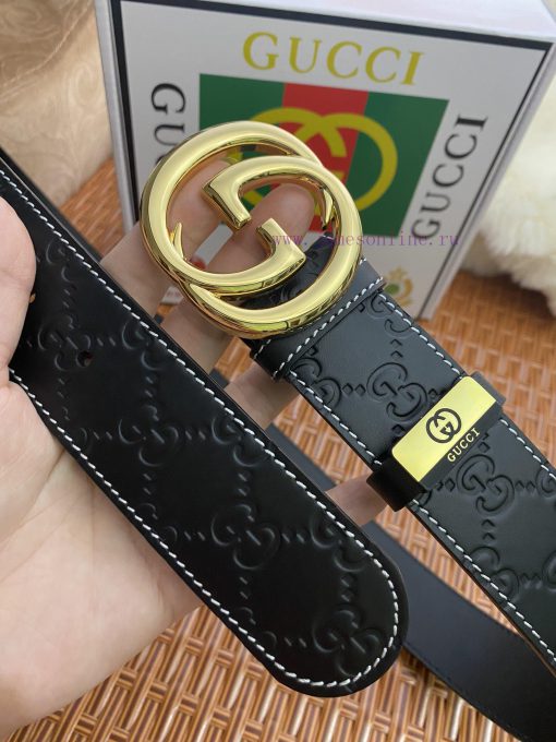 Gucci. Gucci  Material: Leather Belt with 100% Head Layer. The leather belt is guaranteed to bnwgweov - Image 7