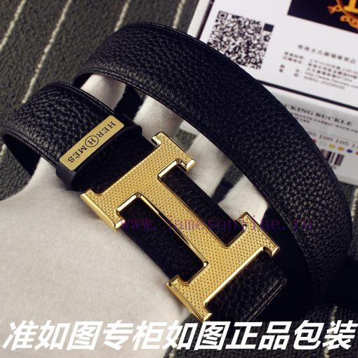 Hermes Her..mes️Identify and receive a punch as a giftMaterial: 100% head layer cowhide belt a3gx89pv - Image 5