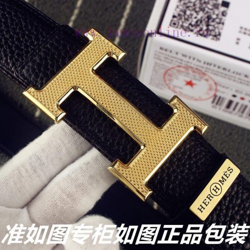 Hermes Her..mes️Identify and receive a punch as a giftMaterial: 100% head layer cowhide belt a3gx89pv - Image 6