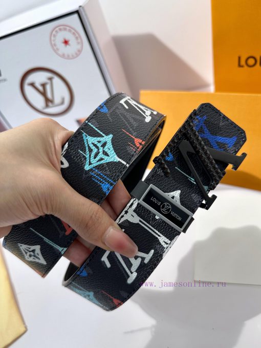 LV... Louis Vuitton beltMaterial cowhide belt, 100% top layer cowhide belt ensures genuine l 1nak3t41