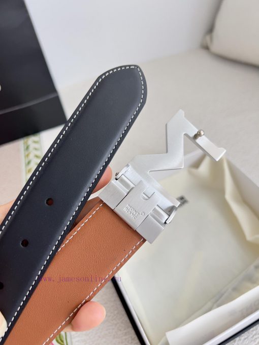 Montblanc Montblanc ️ Belt and beltBuckle, new original classic boutique two-color buckle, p nc2q7wwu - Image 6