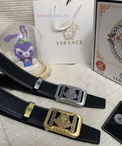 Versace. VersaceMaterial: Leather Belt with 100% Head Layer. The leather belt is guaranteed iux7iqum