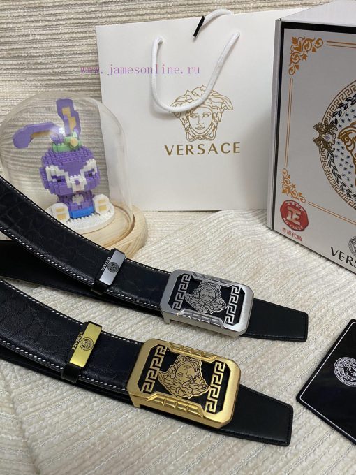 Versace. VersaceMaterial: Leather Belt with 100% Head Layer. The leather belt is guaranteed iux7iqum