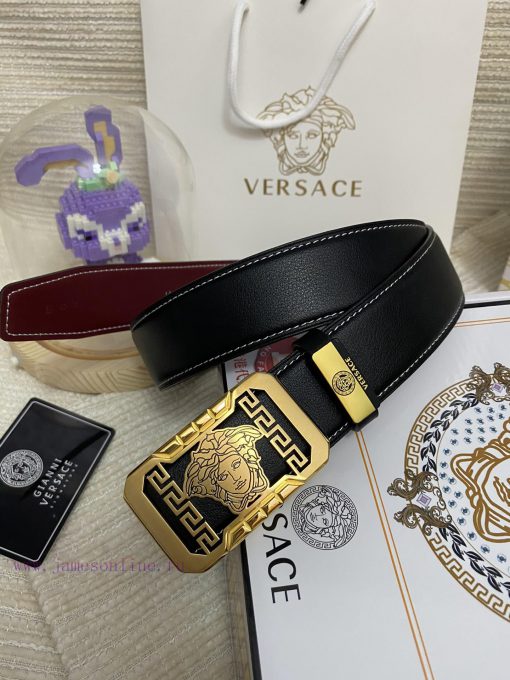 Versace. VersaceMaterial: Leather Belt with 100% Head Layer. The leather belt is guaranteed uz8w1k18